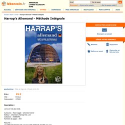 Harrap's Allemand - Méthode Intégrale Livres Eure