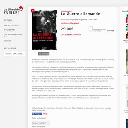 La Guerre allemande - La Librairie Vuibert