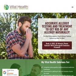 Natural Allergies Treatment Melbourne