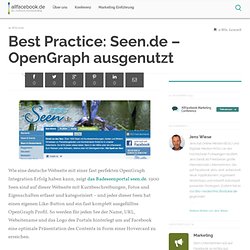 Best Practice: Seen.de – OpenGraph ausgenutzt