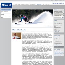 Paralympics - Allianz Sponsoring Media Center