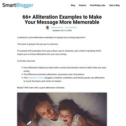 66+ Alliteration Examples to Make Your Message Memorable