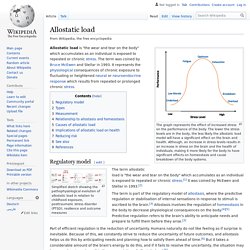 Allostatic load