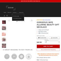 Alluring Beauty Gift Necklace for Her – Dizure