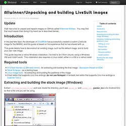 Wiki - Allwinner/Unpacking and building LiveSuit images