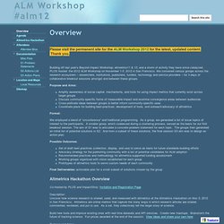 ALM Workshop #alm12