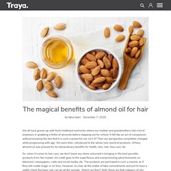 Almond Oil for Hair - Benefit of Using Almond Oil for Hair