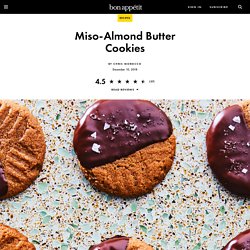 Miso-Almond Butter Cookies Recipe