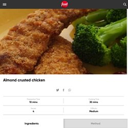 Almond crusted chicken