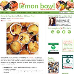Almond Flour Berry Muffins Recipe {Gluten Free} – The Lemon Bowl
