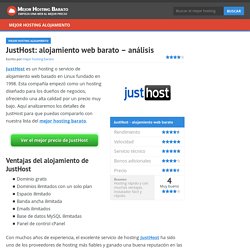 JustHost: alojamiento web barato - análisis de JustHostMejor Hosting Barato