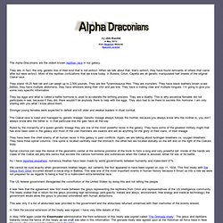 Alpha Draconians