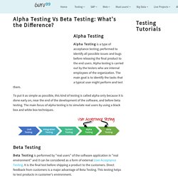 Alpha Testing Vs Beta Testing: What's the Difference?