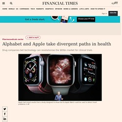 Alphabet and Apple take divergent paths in health
