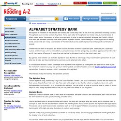 Alphabet Strategy Bank