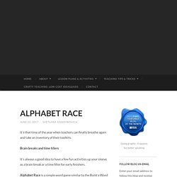 ALPHABET RACE