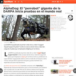 AlphaDog: El “perrobot” gigante de la DARPA inicia pruebas en el mundo real