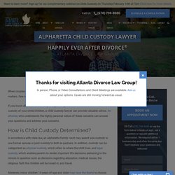 Alpharetta Child Custody Lawyer