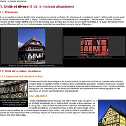 Alsace : la maison alsacienne