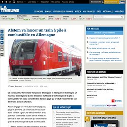 Alstom va lancer un train à pile à combustible en Allemagne