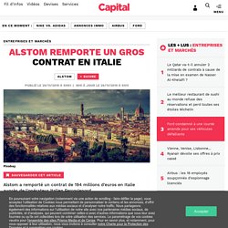 Alstom remporte un gros contrat en Italie