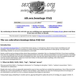sexuality.org FAQ