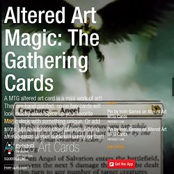 Altered Art Magic: The Gathering Cards