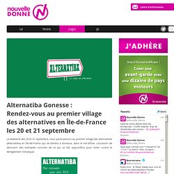 Alternatiba Gonesse : Rendez-vous au premier village des alternatives en Île-de-France les 20 et 21 septembre