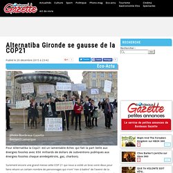 Alternatiba Gironde se gausse de la COP21