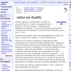 onEye (ex EyeOS) - O.S. alternatifs - Logiciels Libres