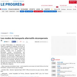 Les modes de transports alternatifs récompensés