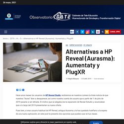 Alternativas a HP Reveal (Aurasma): Aumentaty y PlugXR