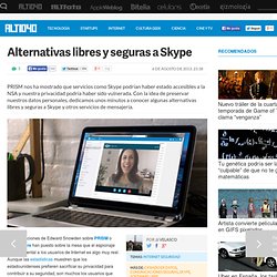 Alternativas seguras a Skype