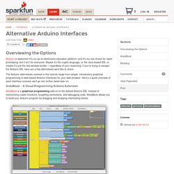 Alternative Arduino Interfaces