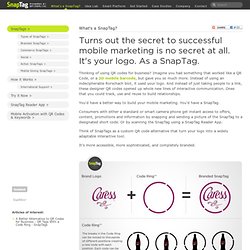 SnapTag - A Mobile Marketing QR Code With a Code Ring