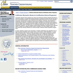 lifornia Commission on Teacher Credentialing