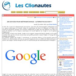 200 astuces pour maîtriser Google - Alternative aux ENT ?