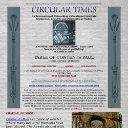 Alternative Energy Medicine International Educational Institute Circular Times