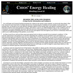 Chios Energy Healing ( Aura and Chakra Healing ) - Alternative Medicine / Holistic Health