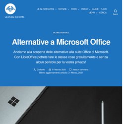 Alternative a Microsoft Office gratuite ed open source - Le Alternative