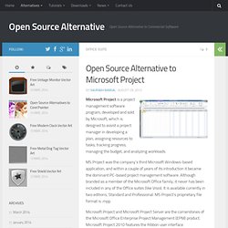 Open Source Alternative to Microsoft Project