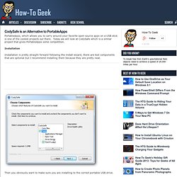 CodySafe is an Alternative to PortableApps