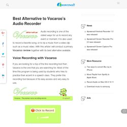 Best Alternative to Vocaroo - Record audio online