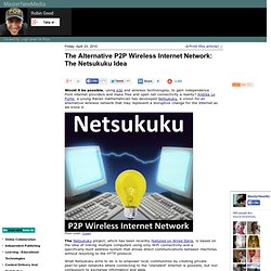 The Alternative P2P Wireless Internet Network: The Netsukuku Idea