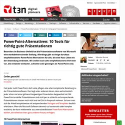 PowerPoint-Alternativen: 10 Tools für richtig gute Präsentationen