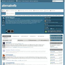 HTTP Ripper Alternatives and Similar Software