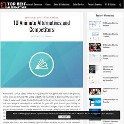 10 Animoto Alternatives and Competitors 2018 – Top Best Alternatives