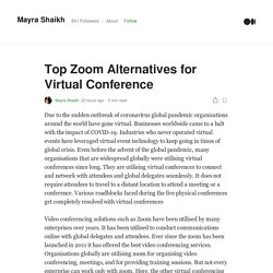 Top Zoom Alternatives for Virtual Conference