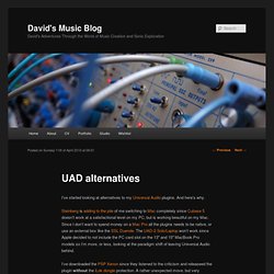 UAD alternatives