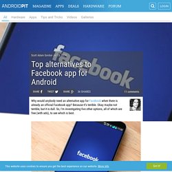 Top alternatives to Facebook app for Android